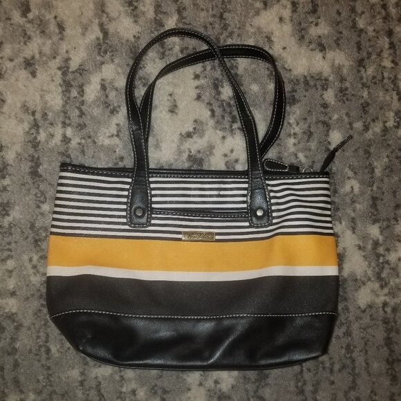 Marc Fisher Stripped Tote Bag - Picture 2 of 8
